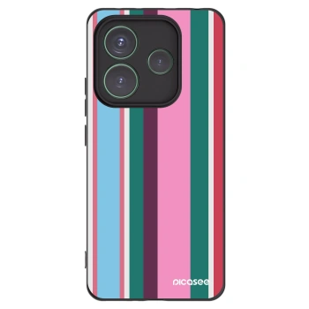 Picasee silikonowe czarne etui na Xiaomi Redmi Note 14 5G - Cabana club