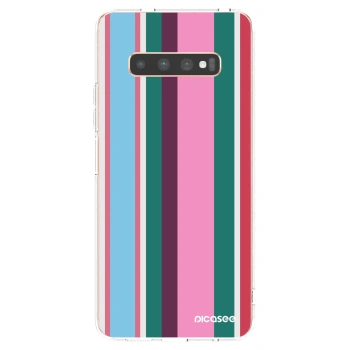 Picasee silikonowe przeźroczyste etui na Samsung Galaxy S10 Plus G975 - Cabana club