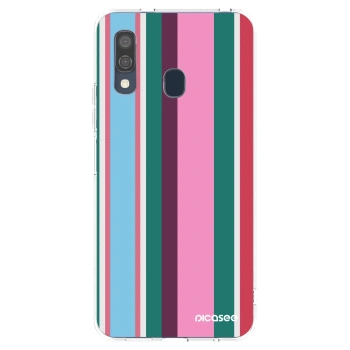 Picasee silikonowe przeźroczyste etui na Samsung Galaxy A40 A405F - Cabana club