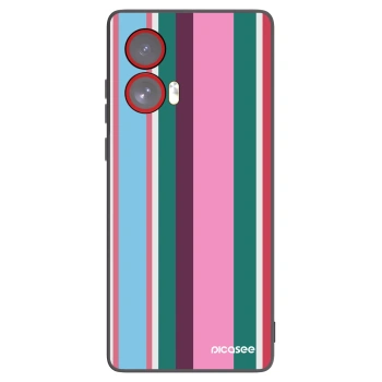 Picasee silikonowe czarne etui na Motorola Edge 50 Fusion - Cabana club