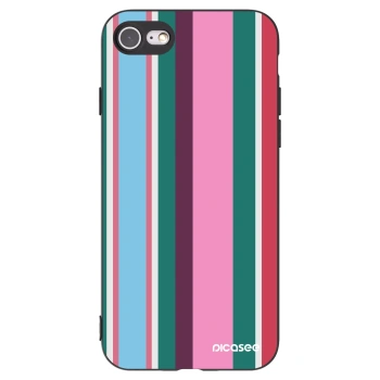 Picasee silikonowe czarne etui na Apple iPhone SE 2020 - Cabana club