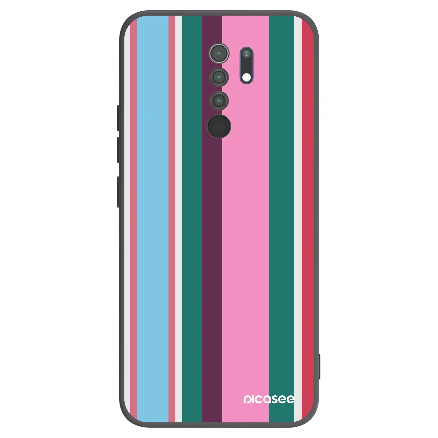 Picasee silikonowe czarne etui na Xiaomi Redmi 9 - Cabana club