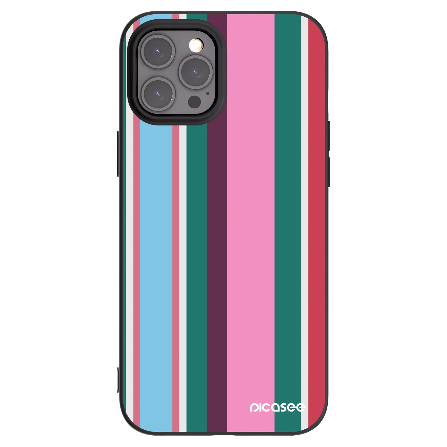 Picasee silikonowe czarne etui na Apple iPhone 12 Pro Max - Cabana club