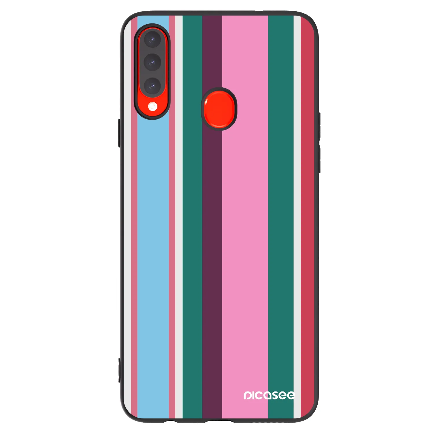 Picasee silikonowe czarne etui na Samsung Galaxy A20s - Cabana club