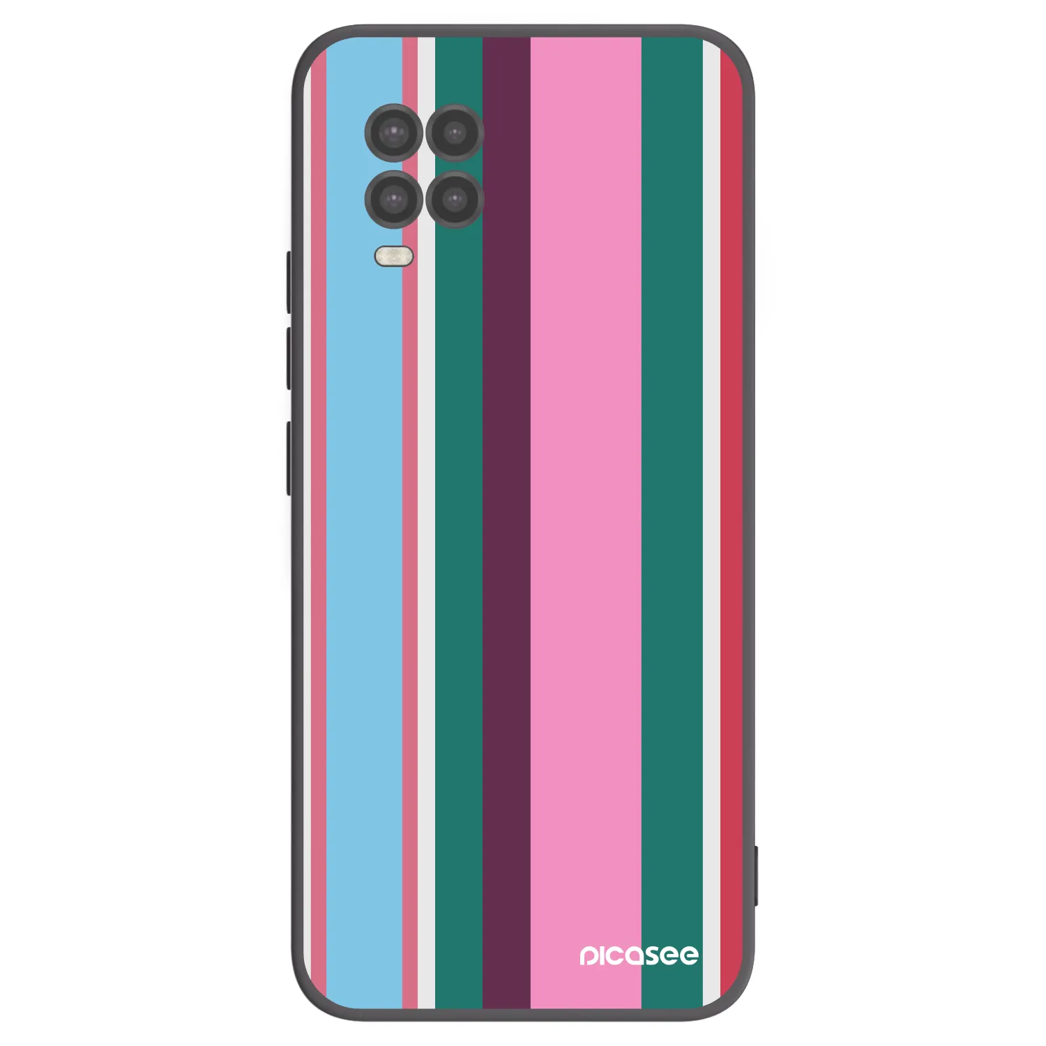 Picasee silikonowe czarne etui na Xiaomi Mi 10 Lite - Cabana club