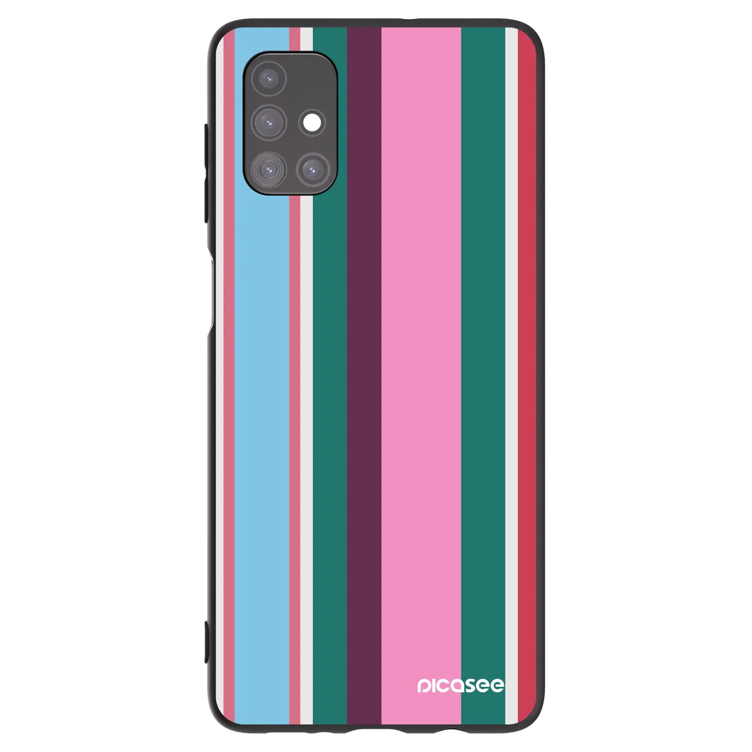 Picasee silikonowe czarne etui na Samsung Galaxy M51 M515F - Cabana club