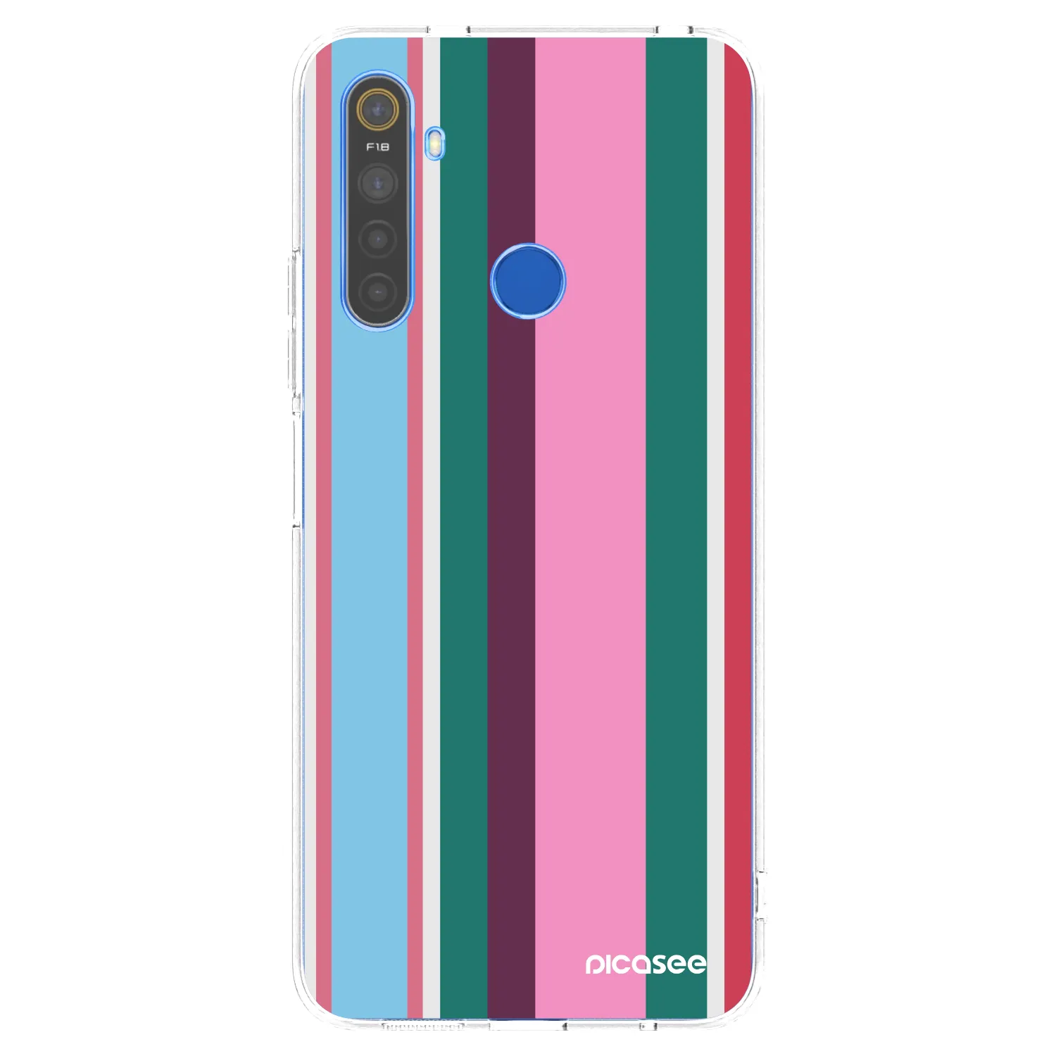 Picasee silikonowe przeźroczyste etui na Realme 5 - Cabana club