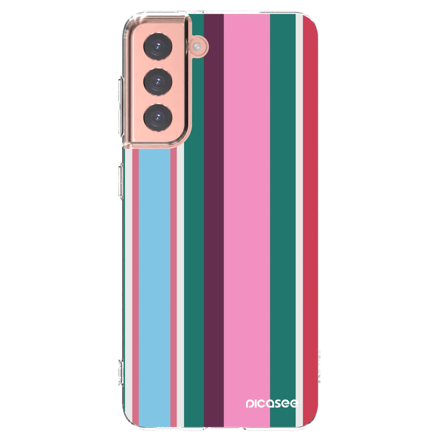 Picasee silikonowe przeźroczyste etui na Samsung Galaxy S21 5G G991B - Cabana club