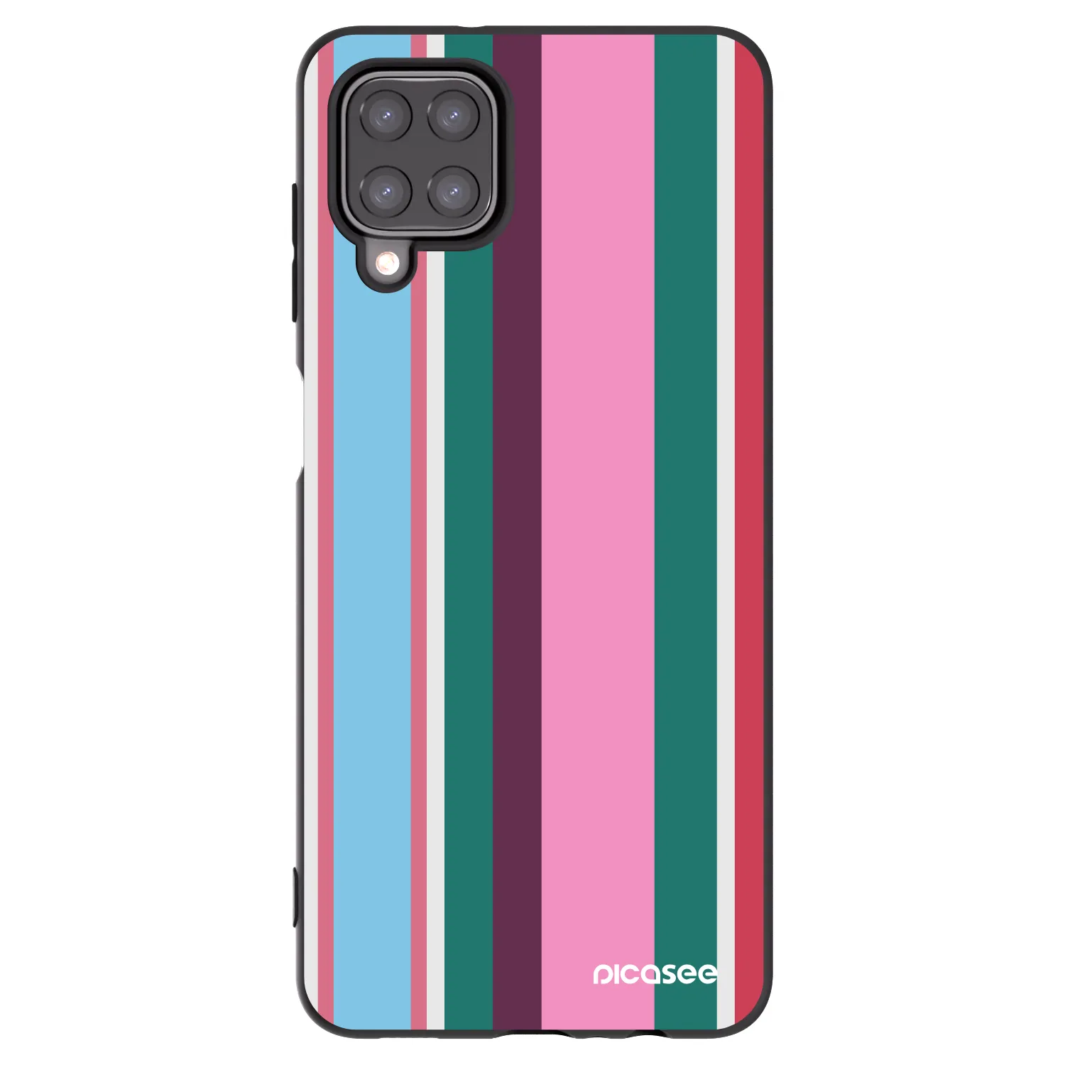 Picasee silikonowe czarne etui na Samsung Galaxy A12 A125F - Cabana club