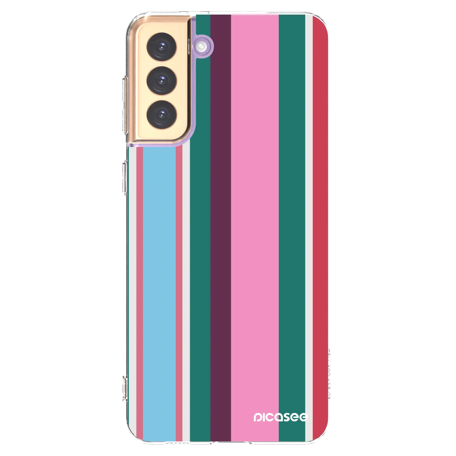 Picasee silikonowe przeźroczyste etui na Samsung Galaxy S21+ 5G G996F - Cabana club