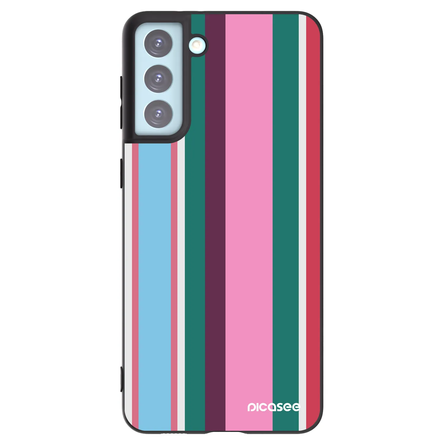 Picasee silikonowe czarne etui na Samsung Galaxy S21+ 5G G996F - Cabana club
