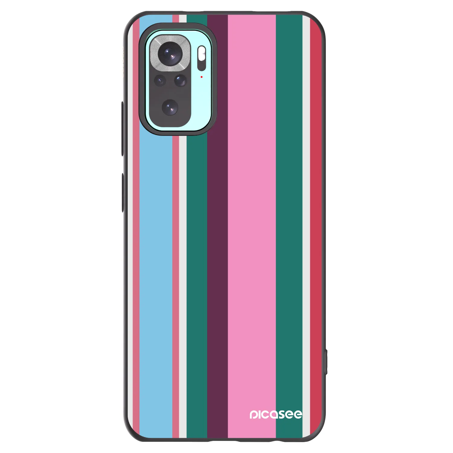 Picasee silikonowe czarne etui na Xiaomi Redmi Note 10 Pro - Cabana club