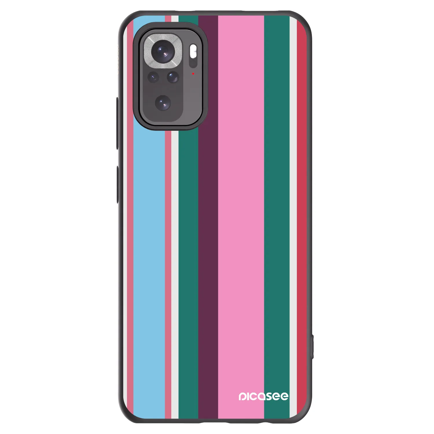 Picasee silikonowe czarne etui na Xiaomi Redmi Note 10S - Cabana club