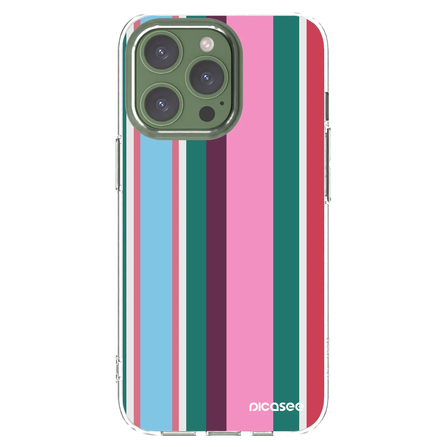Picasee silikonowe przeźroczyste etui na Apple iPhone 13 Pro - Cabana club