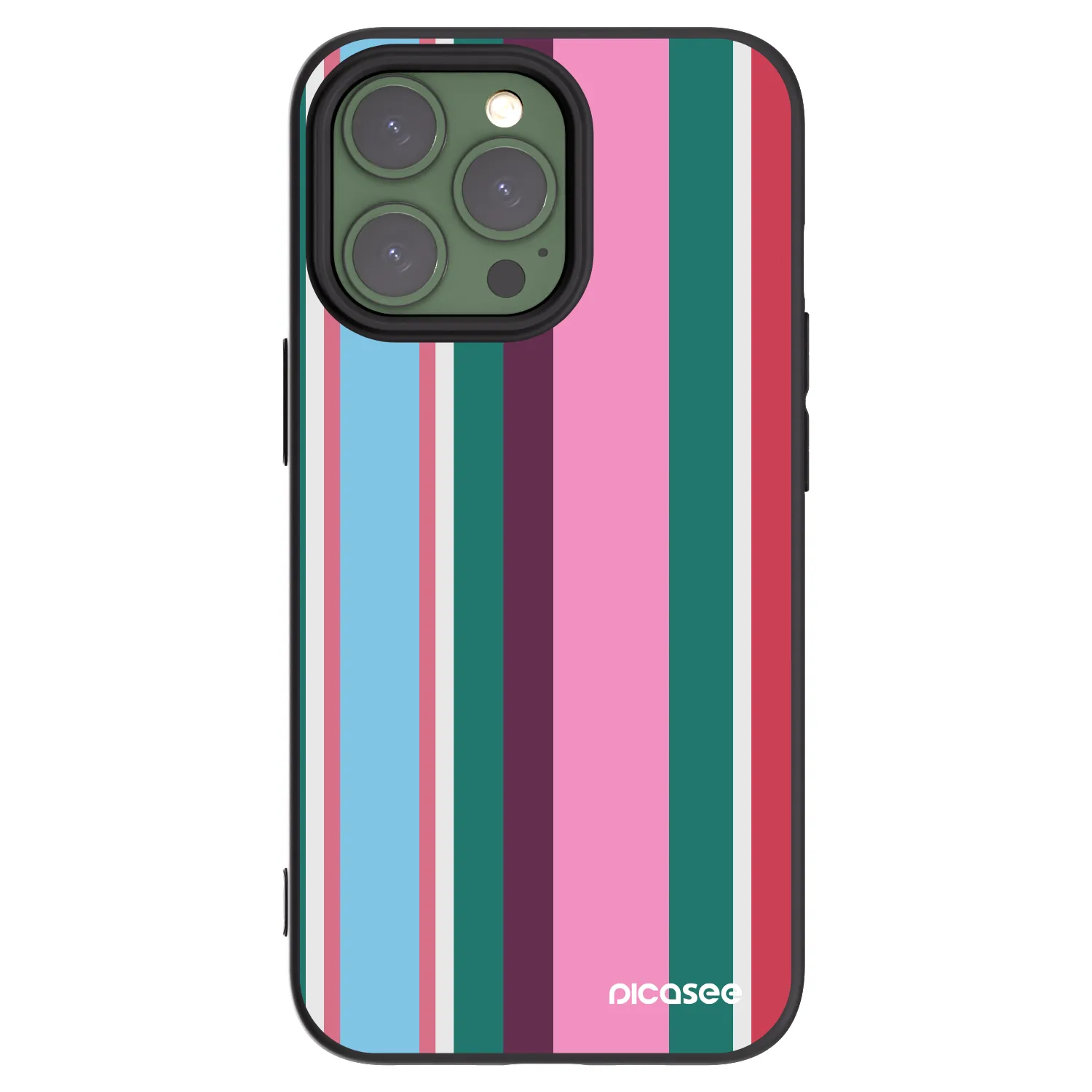 Picasee silikonowe czarne etui na Apple iPhone 13 Pro - Cabana club