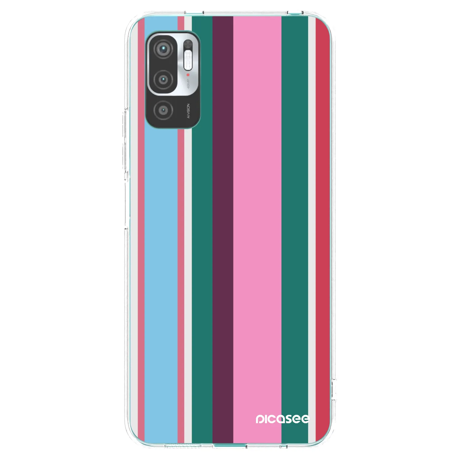 Picasee silikonowe przeźroczyste etui na Xiaomi Redmi Note 10 5G - Cabana club