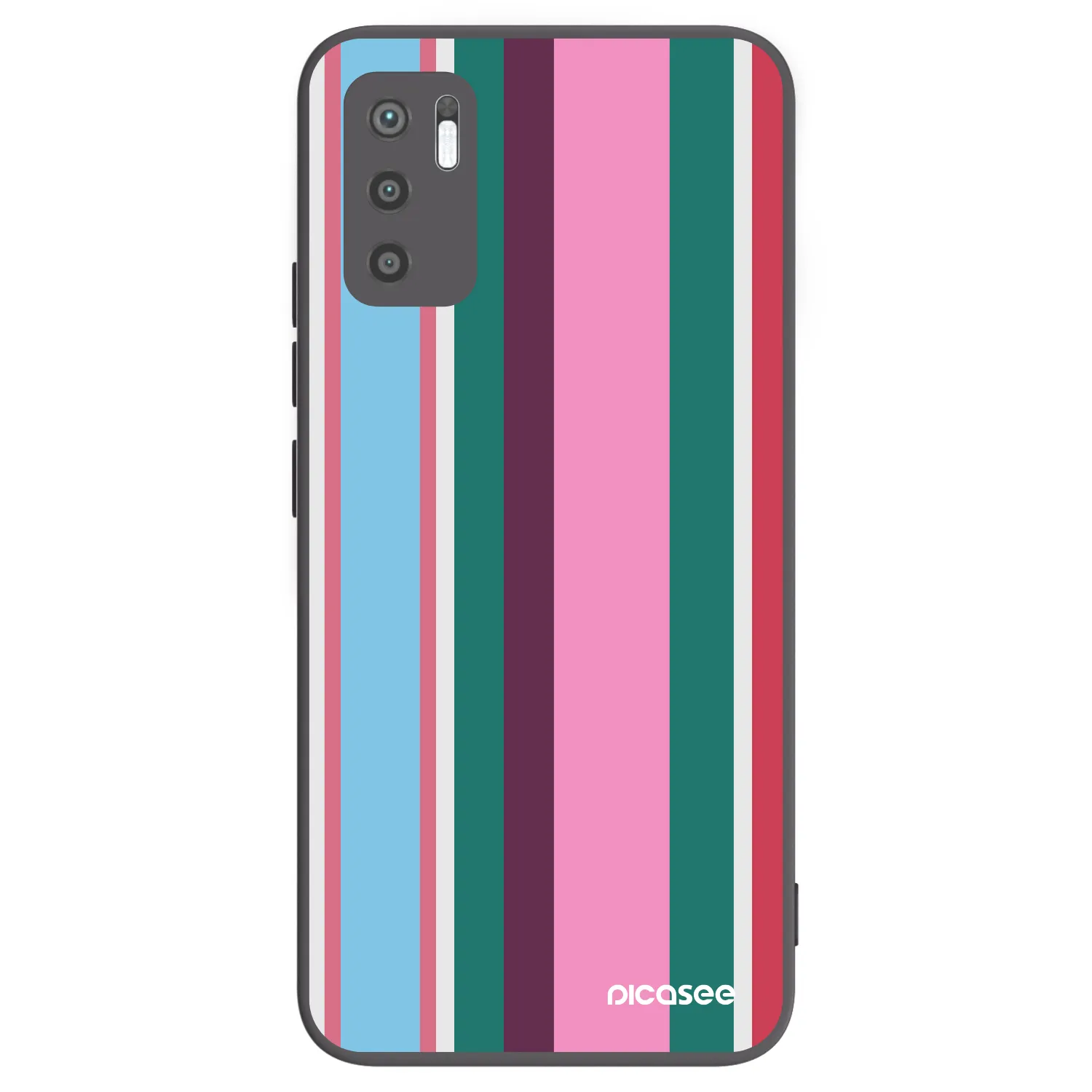 Picasee silikonowe czarne etui na Xiaomi Redmi Note 10 5G - Cabana club