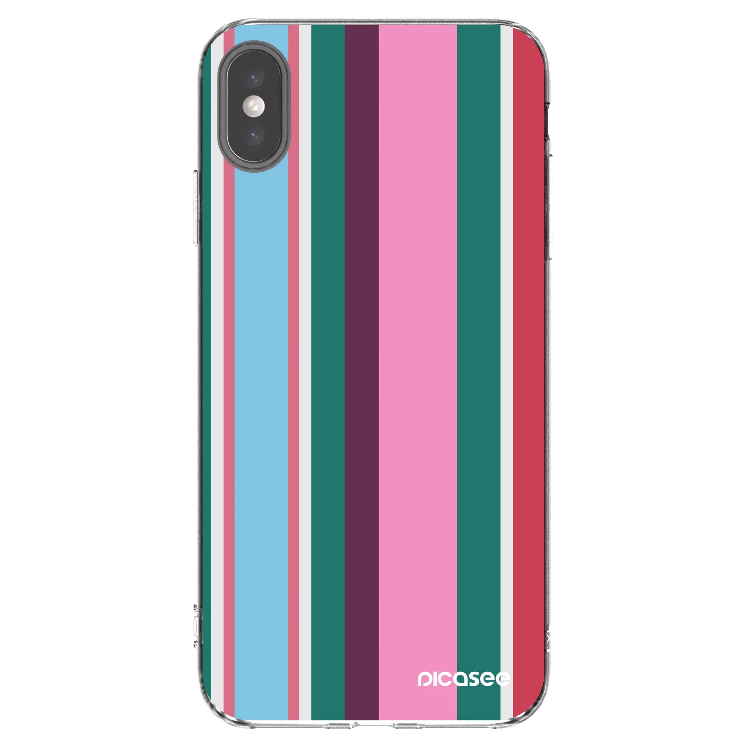 Picasee silikonowe przeźroczyste etui na Apple iPhone XS Max - Cabana club