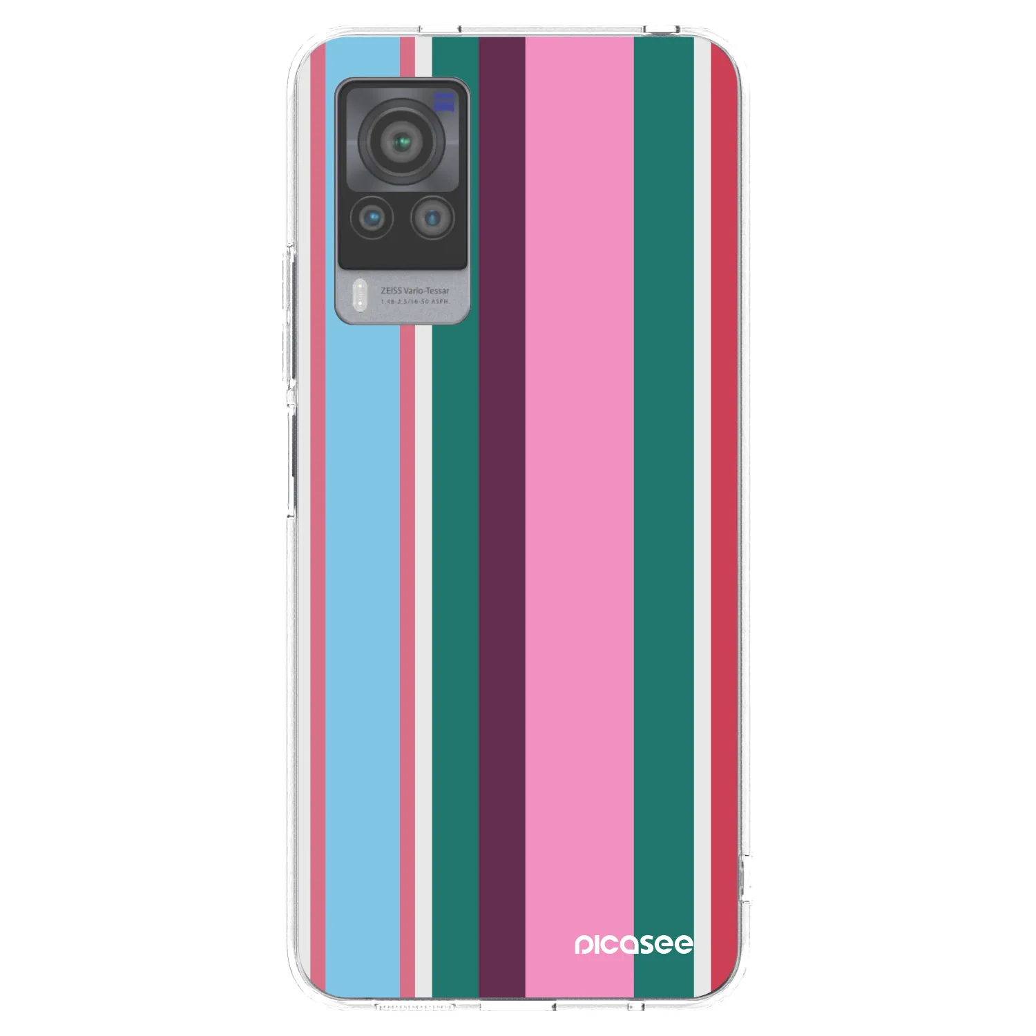 Picasee silikonowe przeźroczyste etui na Vivo X60 Pro 5G - Cabana club