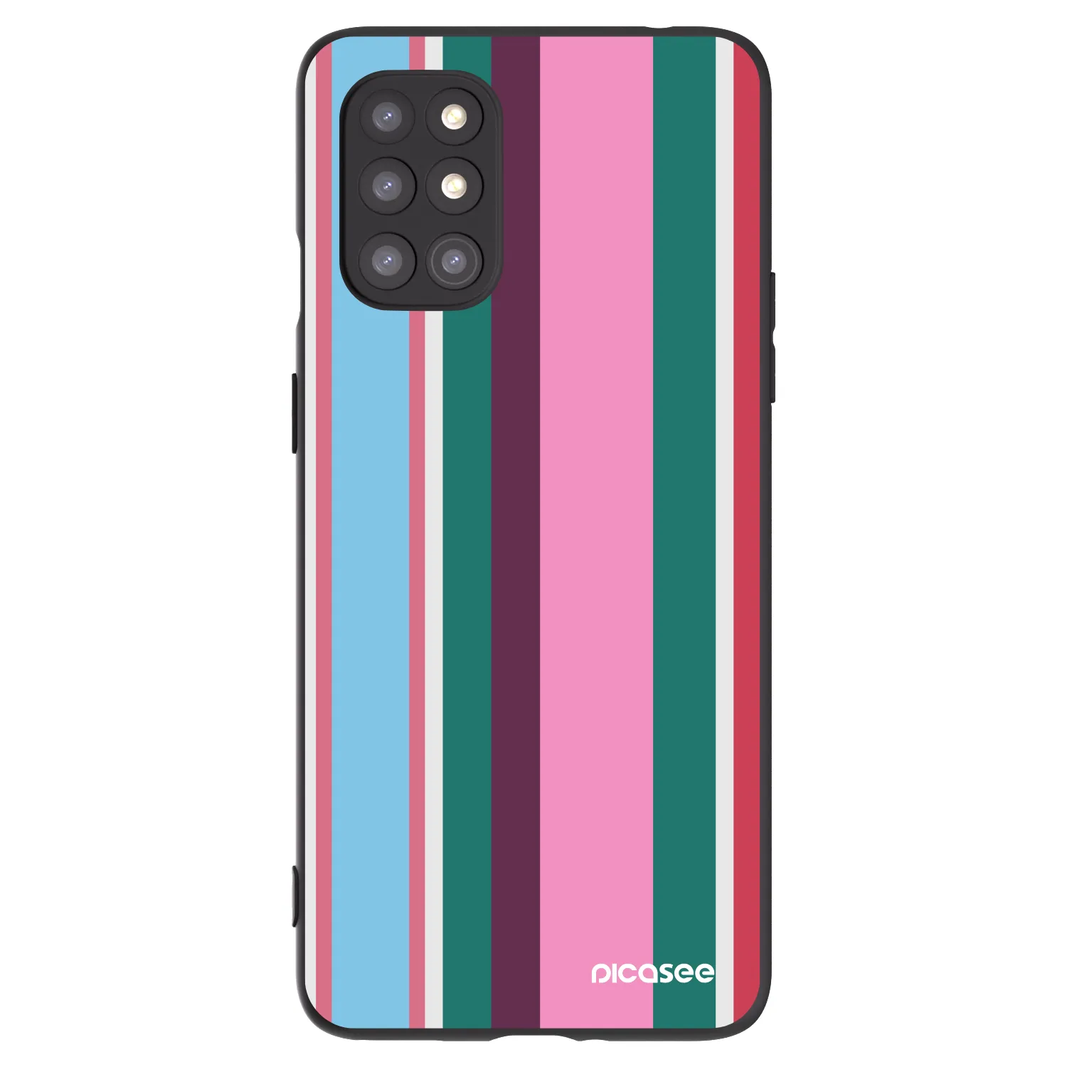 Picasee silikonowe czarne etui na OnePlus 8T - Cabana club