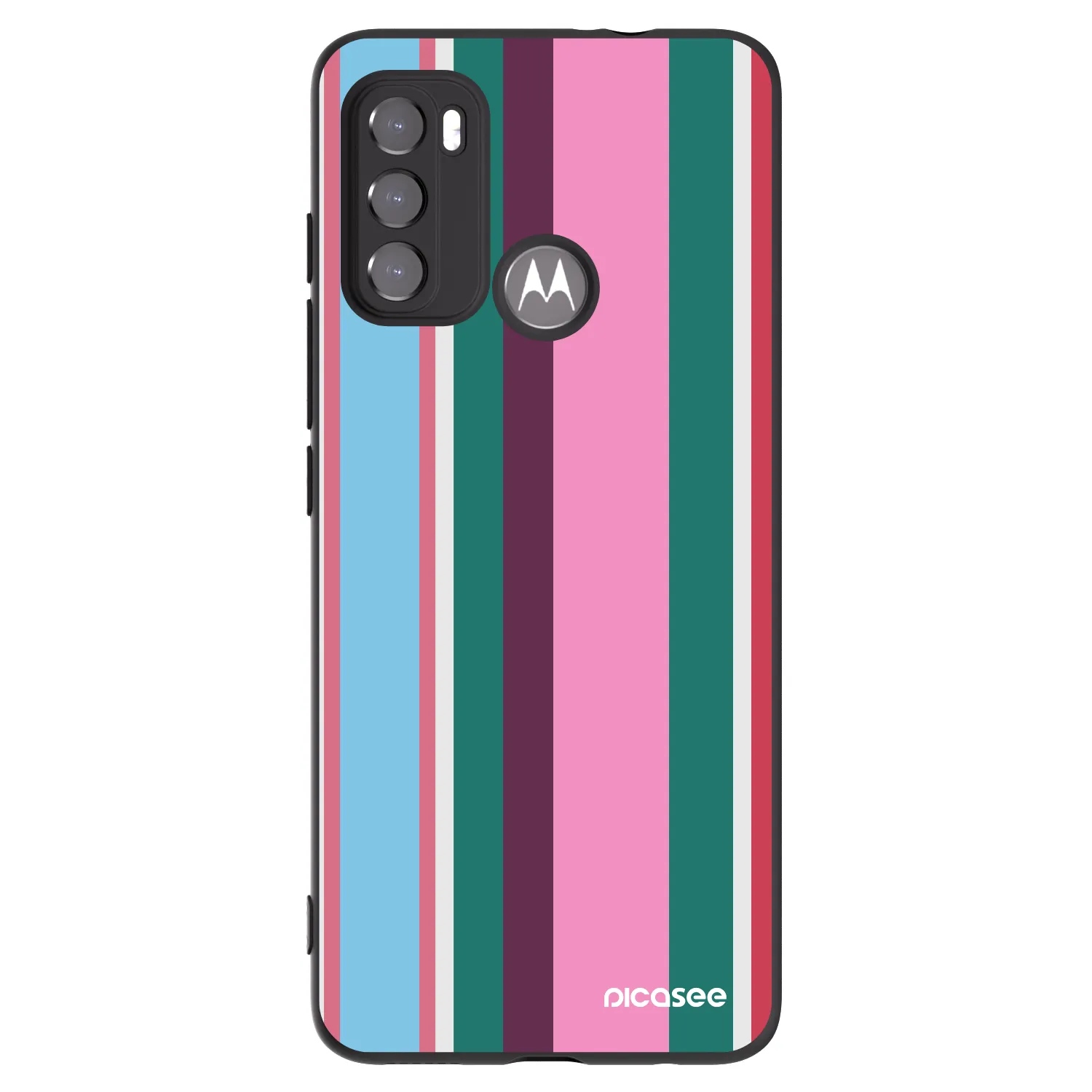 Picasee silikonowe czarne etui na Motorola Moto G60 - Cabana club