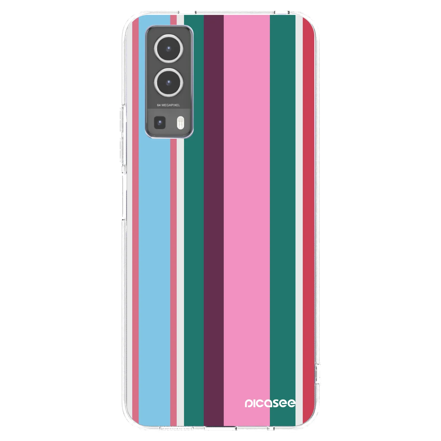Picasee silikonowe przeźroczyste etui na Vivo Y72 5G - Cabana club