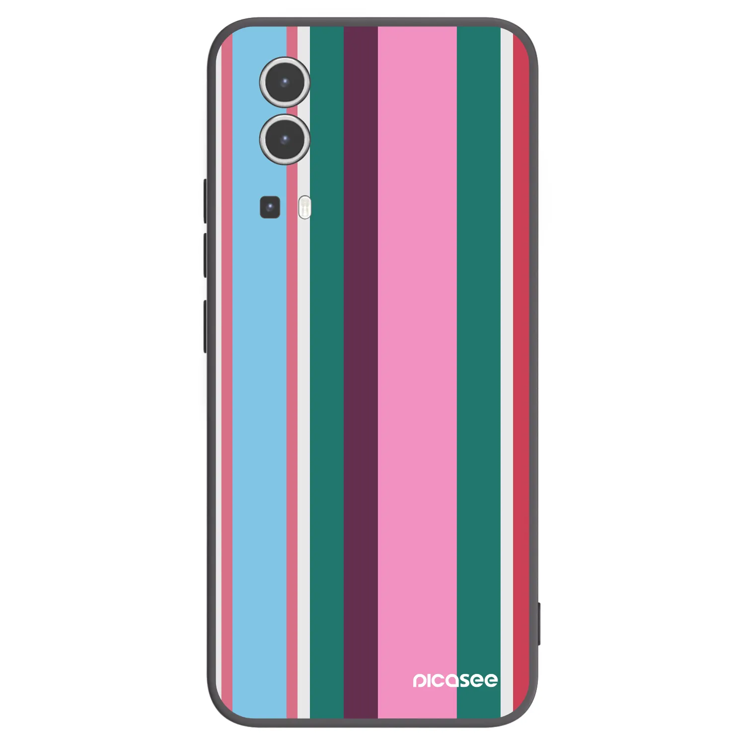 Picasee silikonowe czarne etui na Vivo Y72 5G - Cabana club