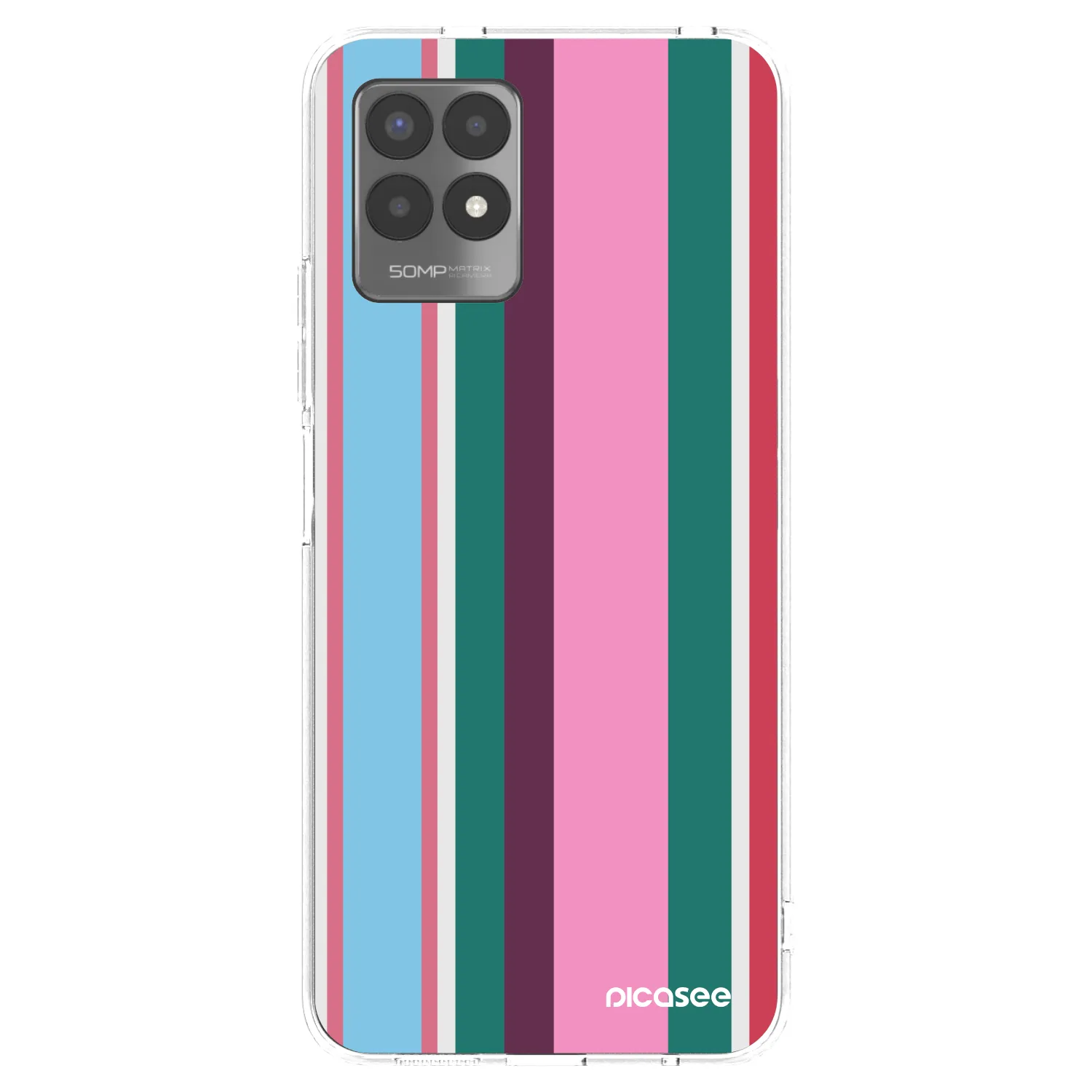 Picasee silikonowe przeźroczyste etui na Realme 8i - Cabana club