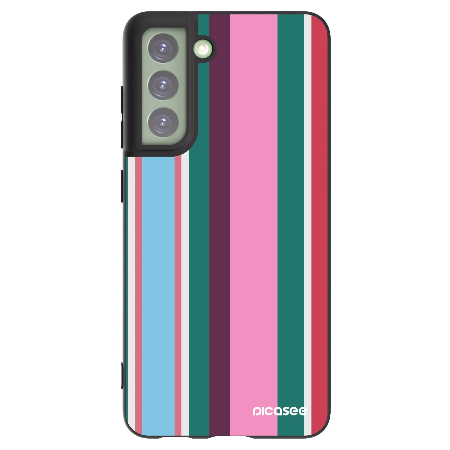 Picasee silikonowe czarne etui na Samsung Galaxy S21 FE 5G - Cabana club