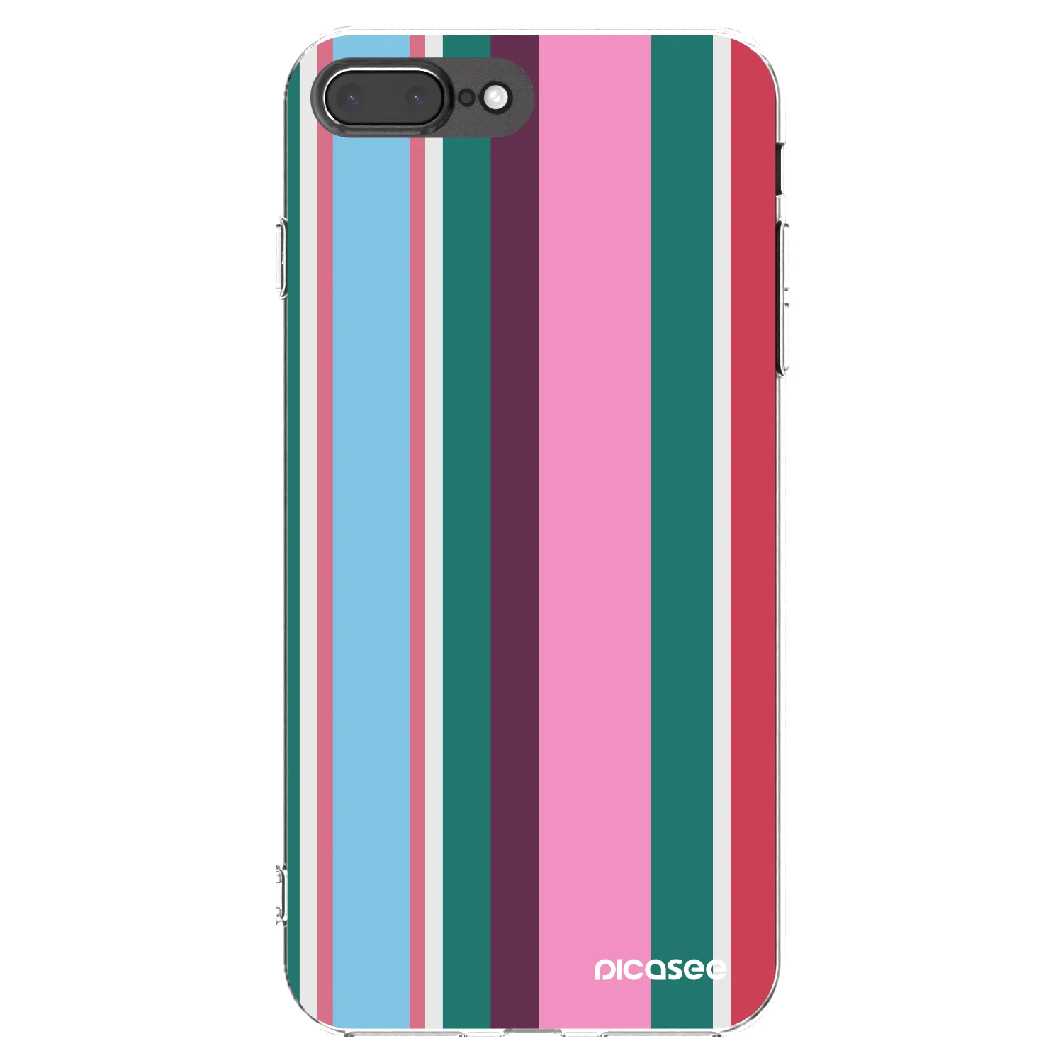 Picasee silikonowe przeźroczyste etui na Apple iPhone 7 Plus - Cabana club