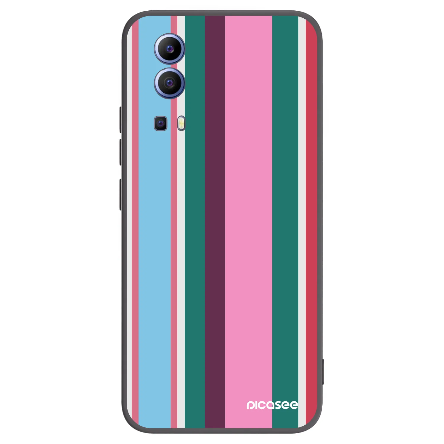 Picasee silikonowe czarne etui na Vivo Y52 5G - Cabana club