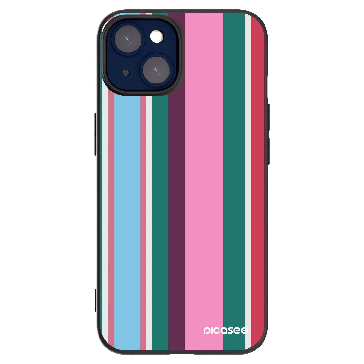 Picasee silikonowe czarne etui na Apple iPhone 14 - Cabana club