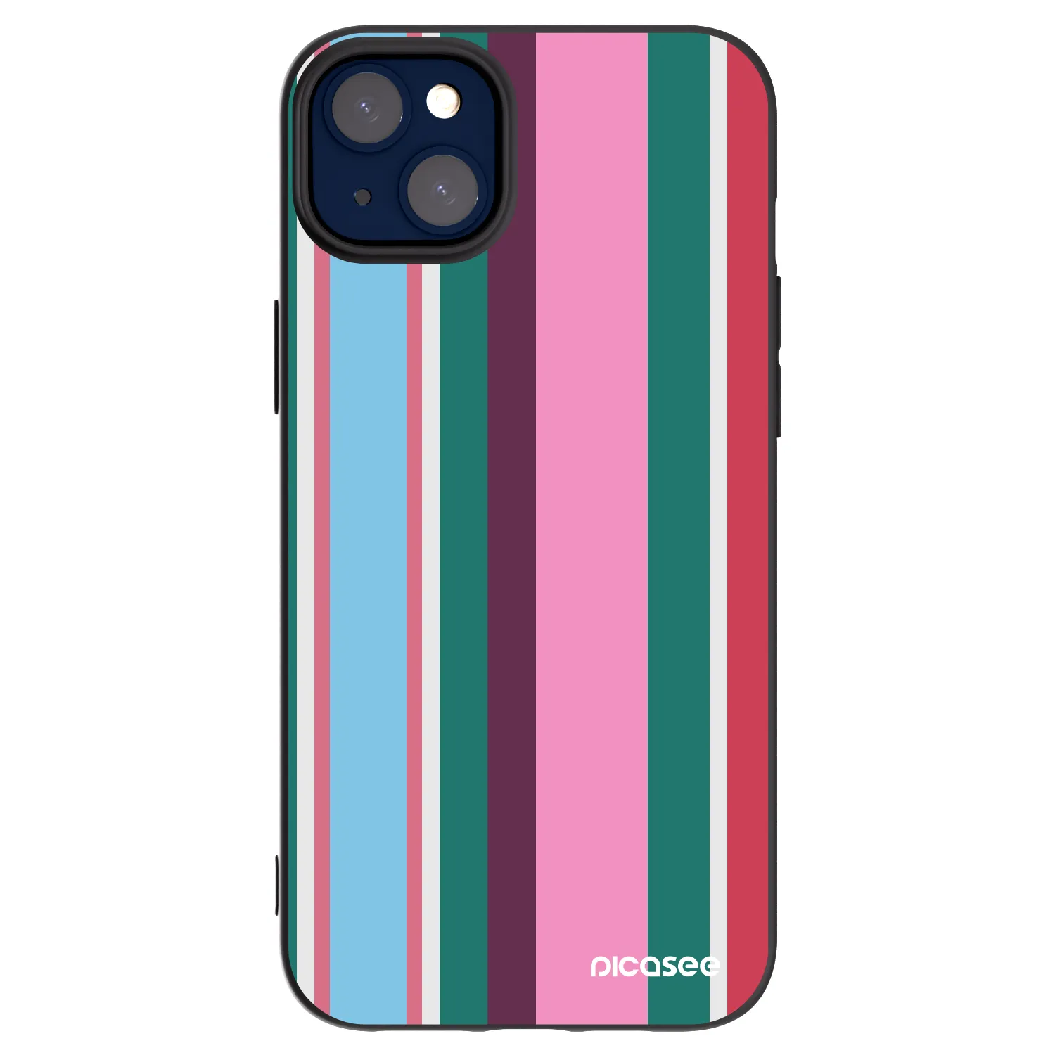 Picasee silikonowe czarne etui na Apple iPhone 14 Plus - Cabana club