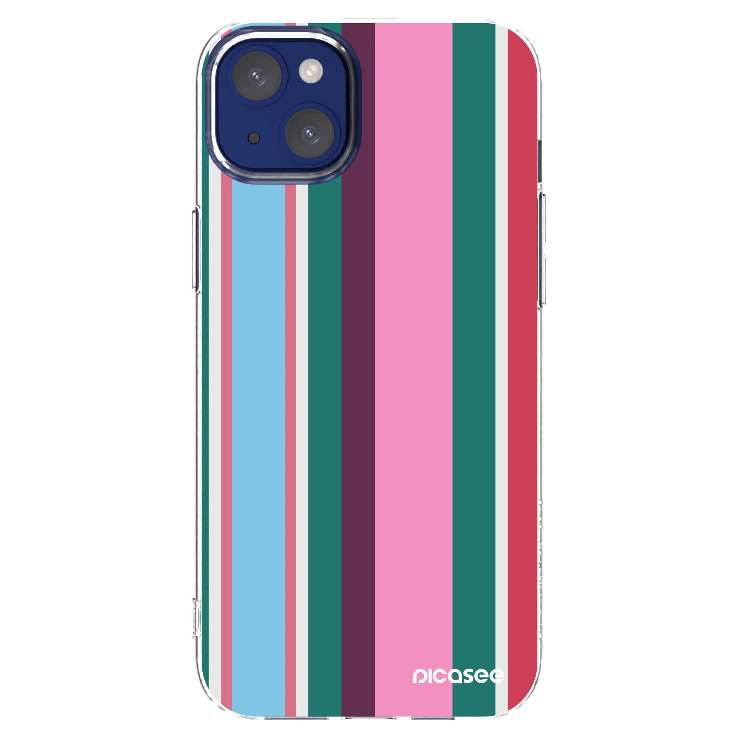 Picasee silikonowe przeźroczyste etui na Apple iPhone 14 Plus - Cabana club
