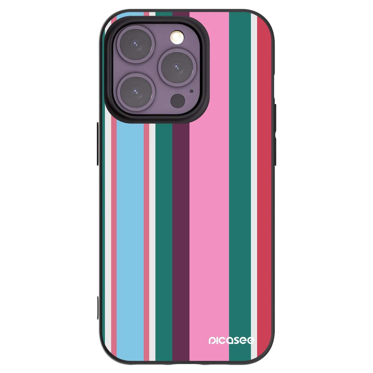 Picasee silikonowe czarne etui na Apple iPhone 14 Pro - Cabana club