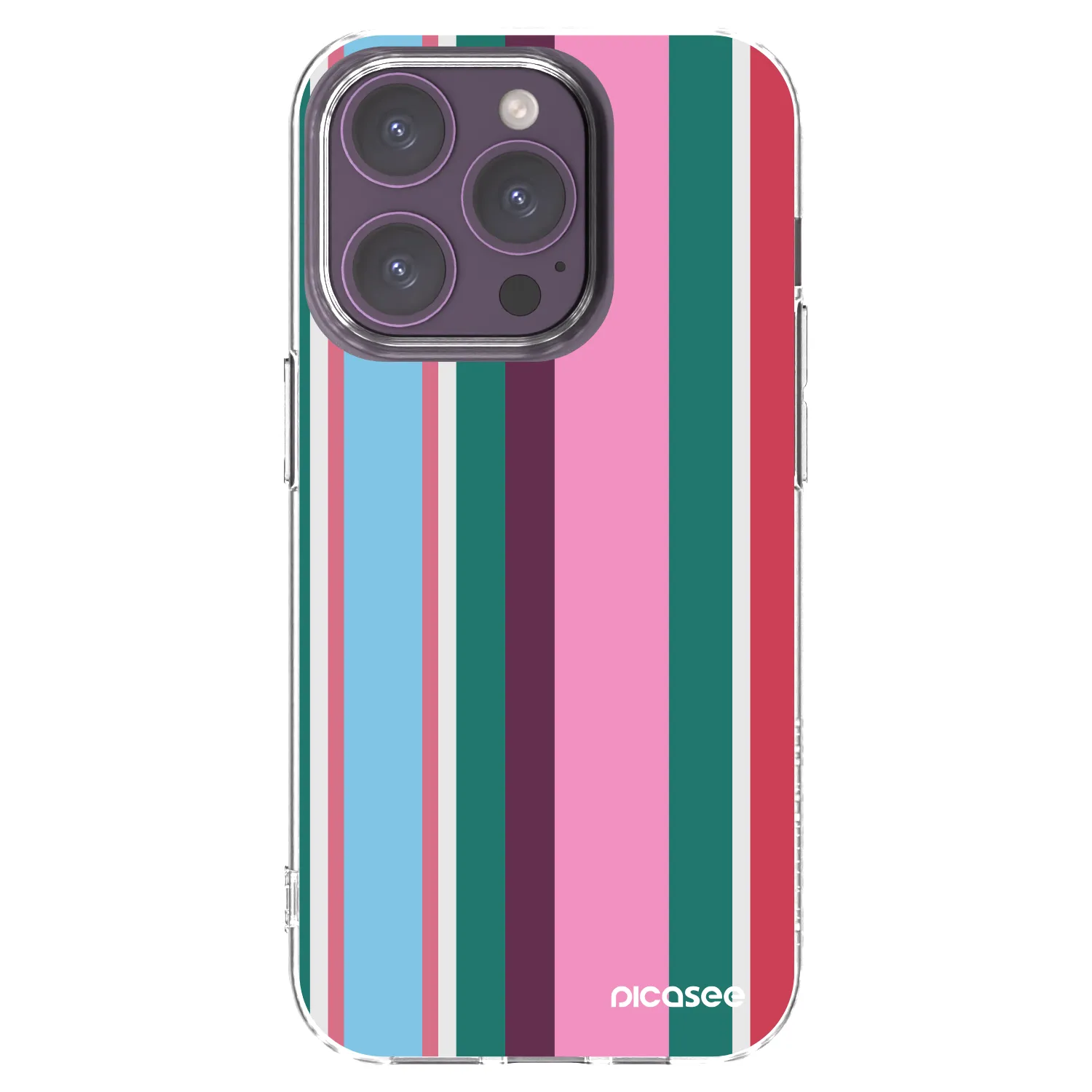 Picasee silikonowe przeźroczyste etui na Apple iPhone 14 Pro - Cabana club
