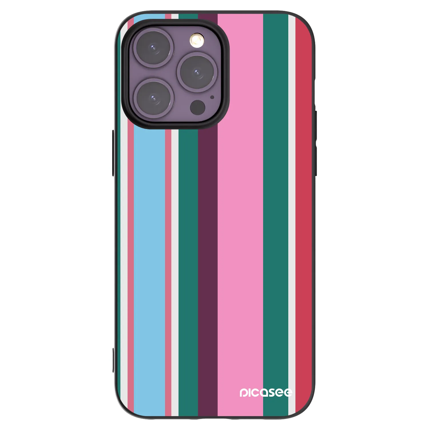 Picasee silikonowe czarne etui na Apple iPhone 14 Pro Max - Cabana club