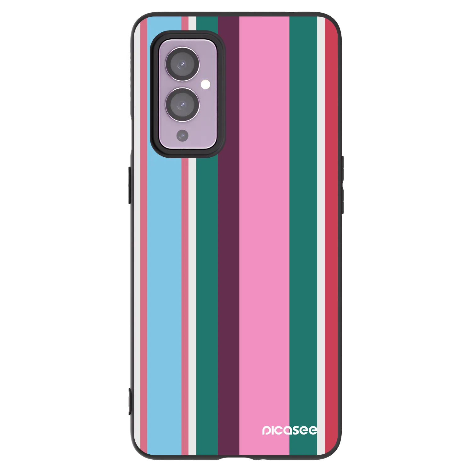 Picasee silikonowe czarne etui na OnePlus 9 - Cabana club