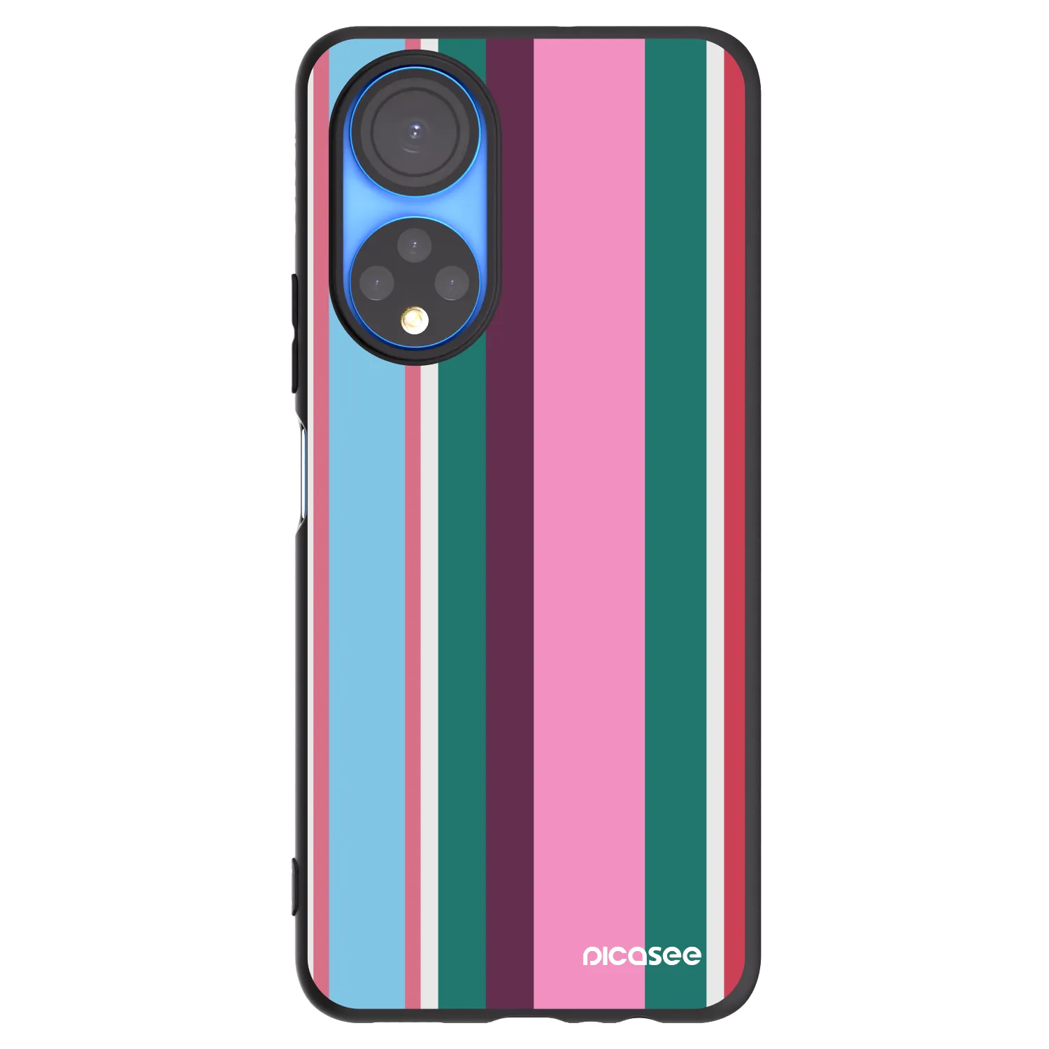Picasee silikonowe czarne etui na Honor X7 - Cabana club