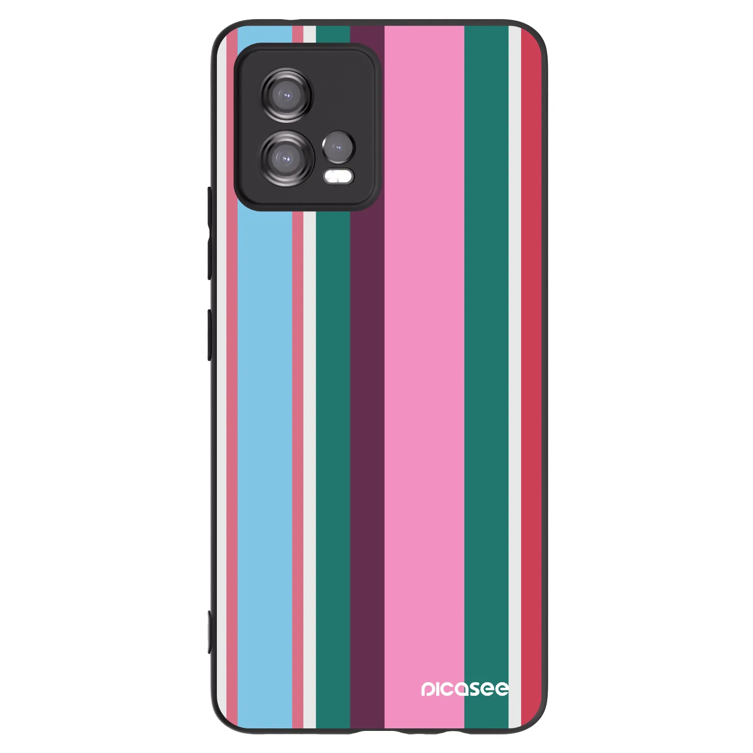 Picasee silikonowe czarne etui na Motorola Moto G72 - Cabana club
