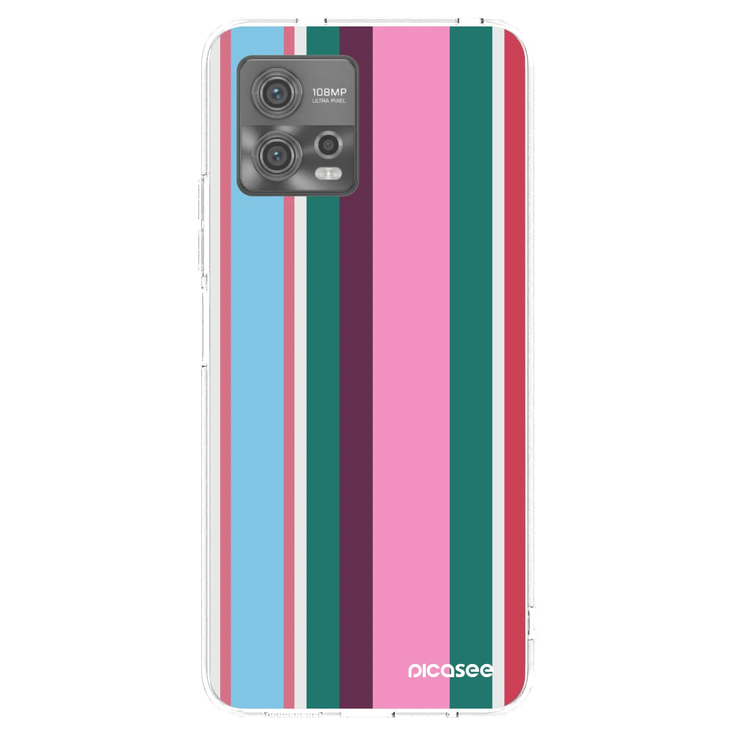 Picasee silikonowe przeźroczyste etui na Motorola Moto G72 - Cabana club