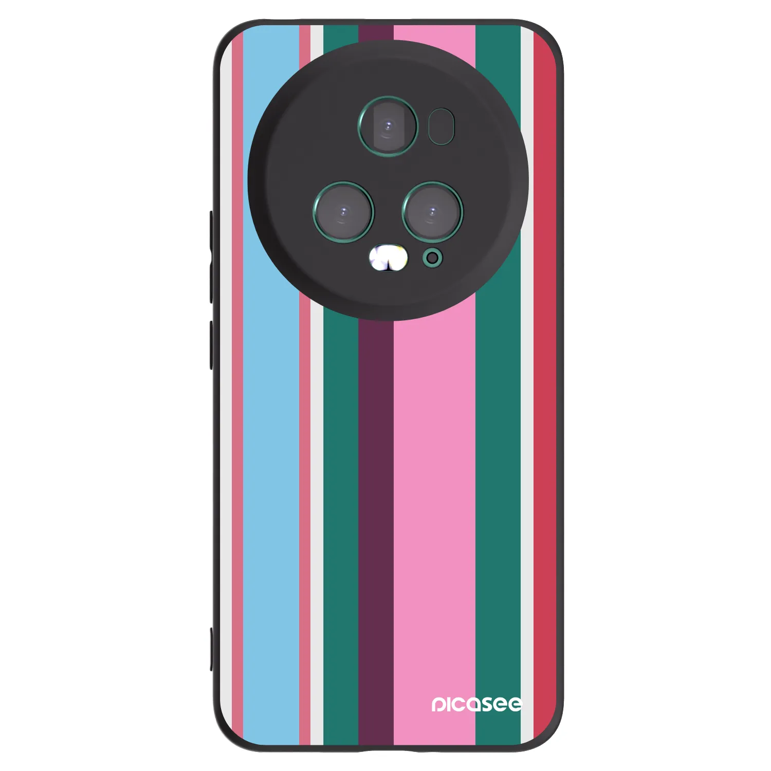 Picasee silikonowe czarne etui na Honor Magic5 Pro - Cabana club