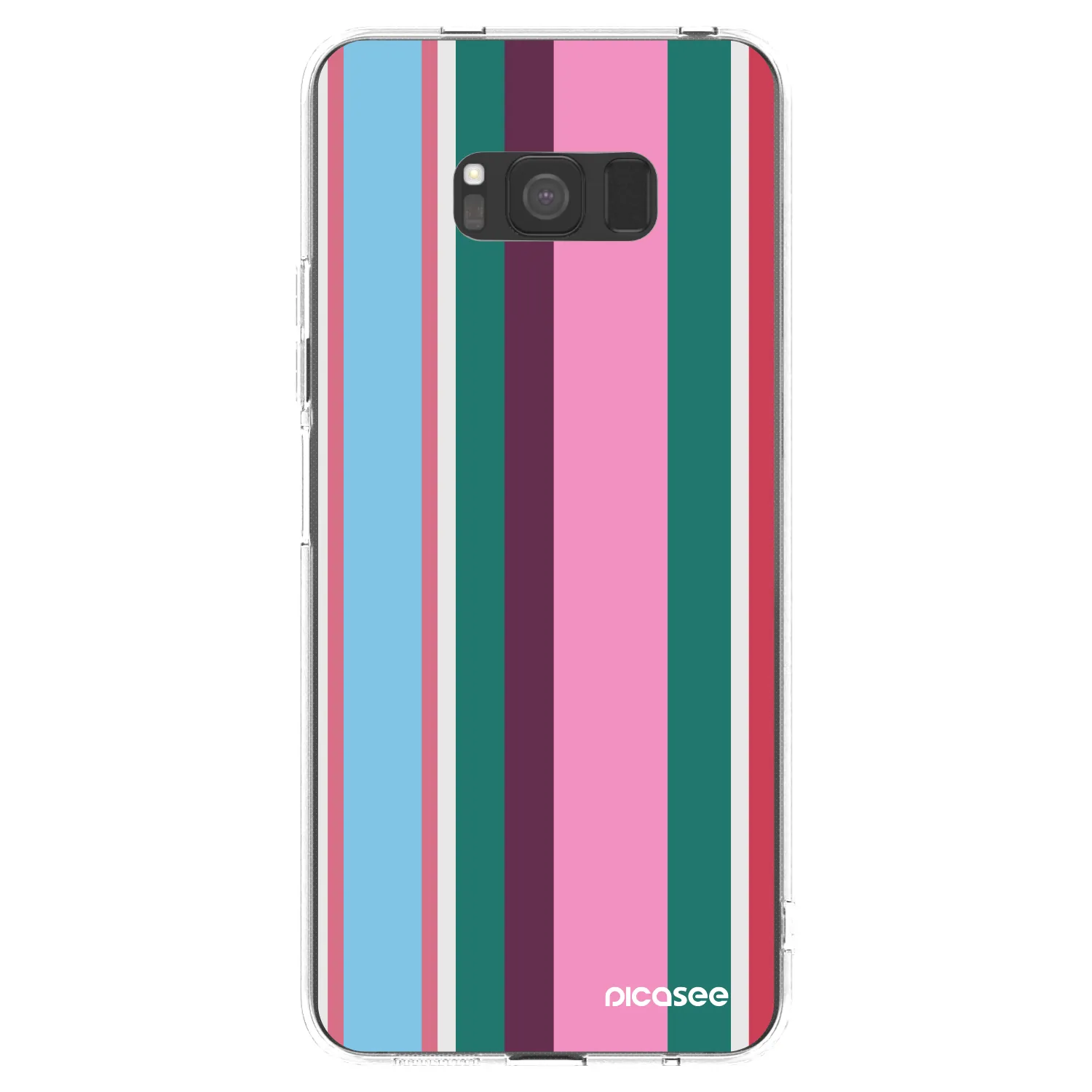 Picasee silikonowe przeźroczyste etui na Samsung Galaxy S8 G950F - Cabana club