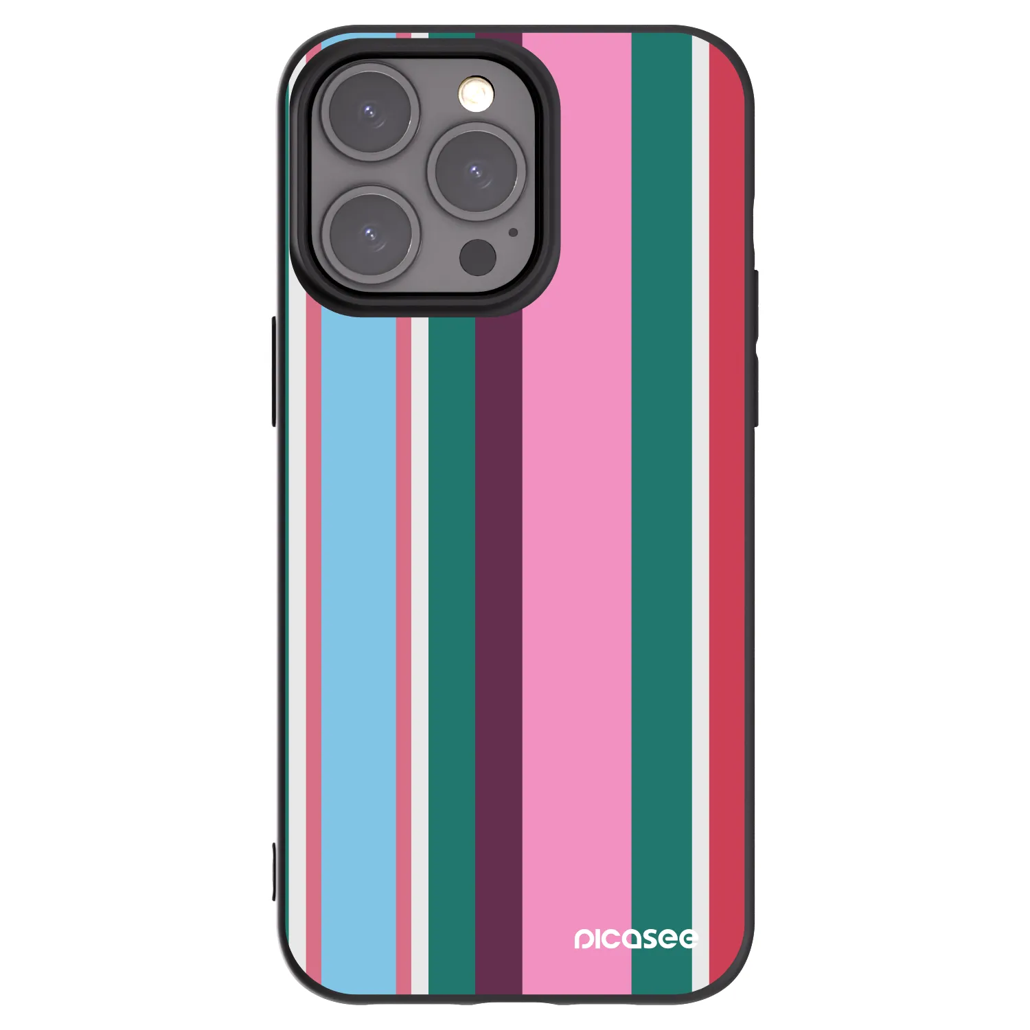 Picasee silikonowe czarne etui na Apple iPhone 15 Pro Max - Cabana club