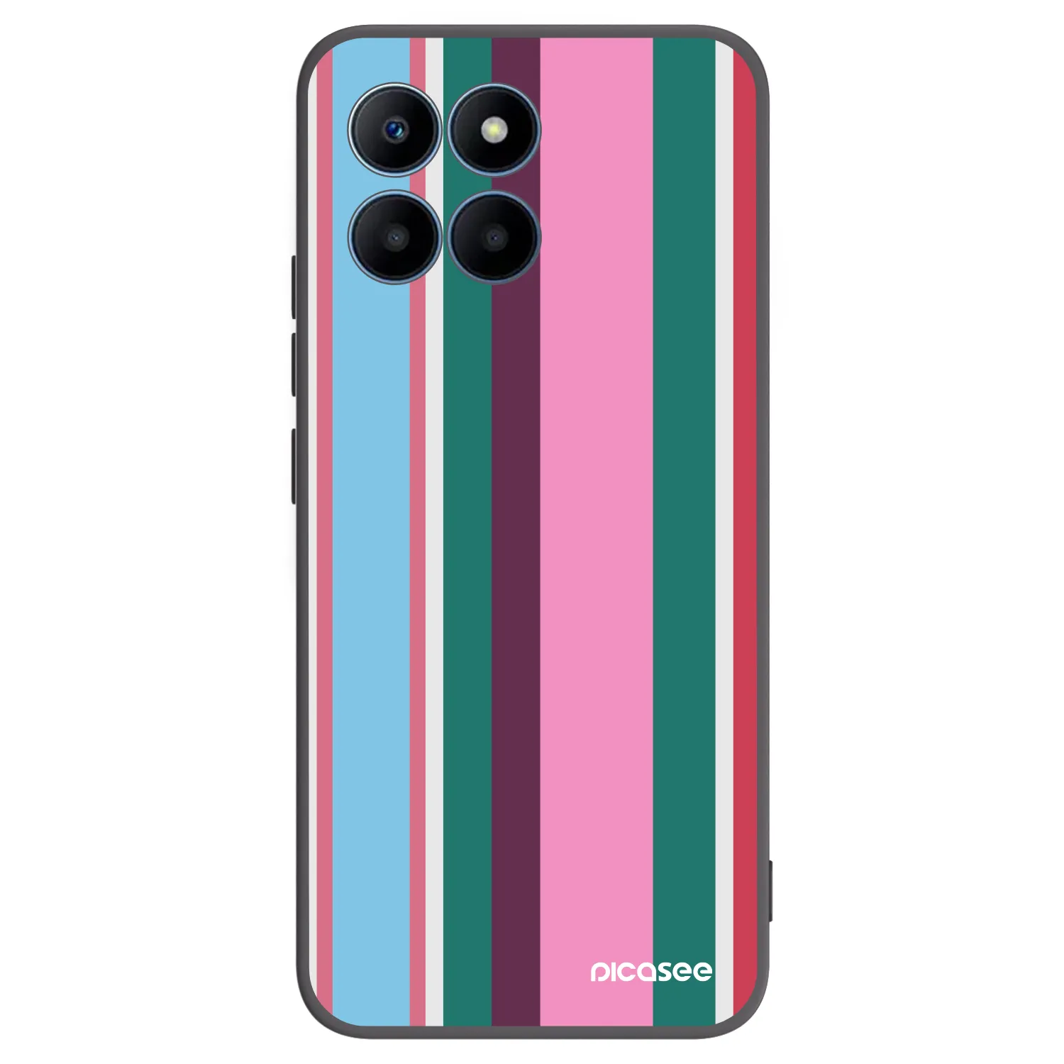 Picasee silikonowe czarne etui na Honor 70 Lite - Cabana club
