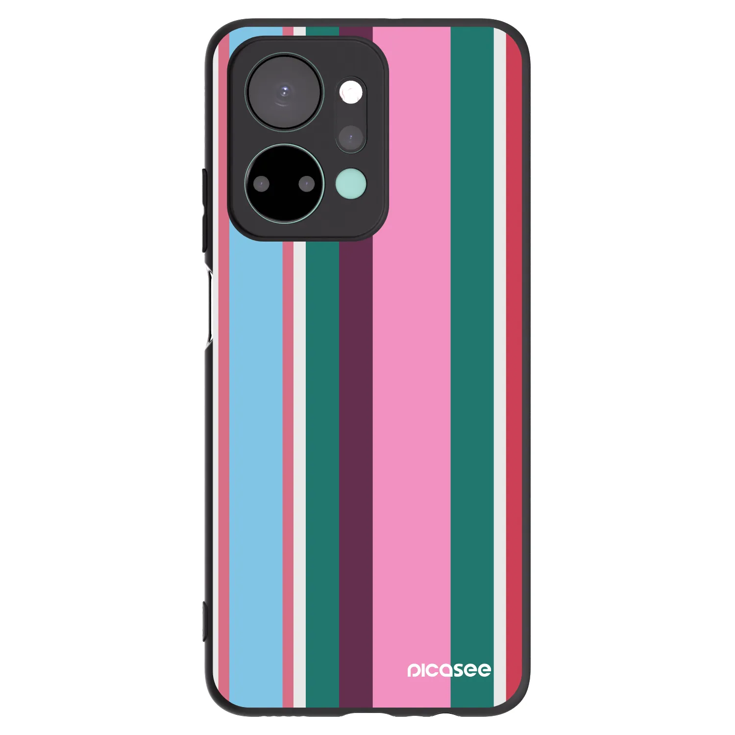 Picasee silikonowe czarne etui na Honor X7a - Cabana club