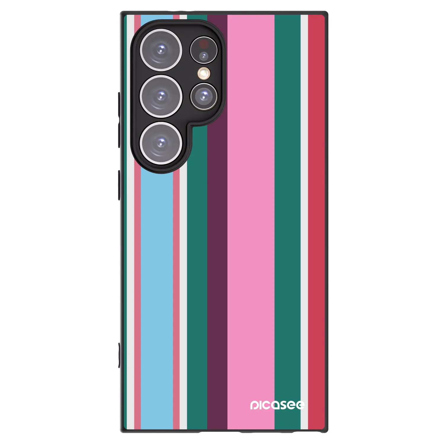 Picasee silikonowe czarne etui na Samsung Galaxy S24 Ultra S928B 5G - Cabana club