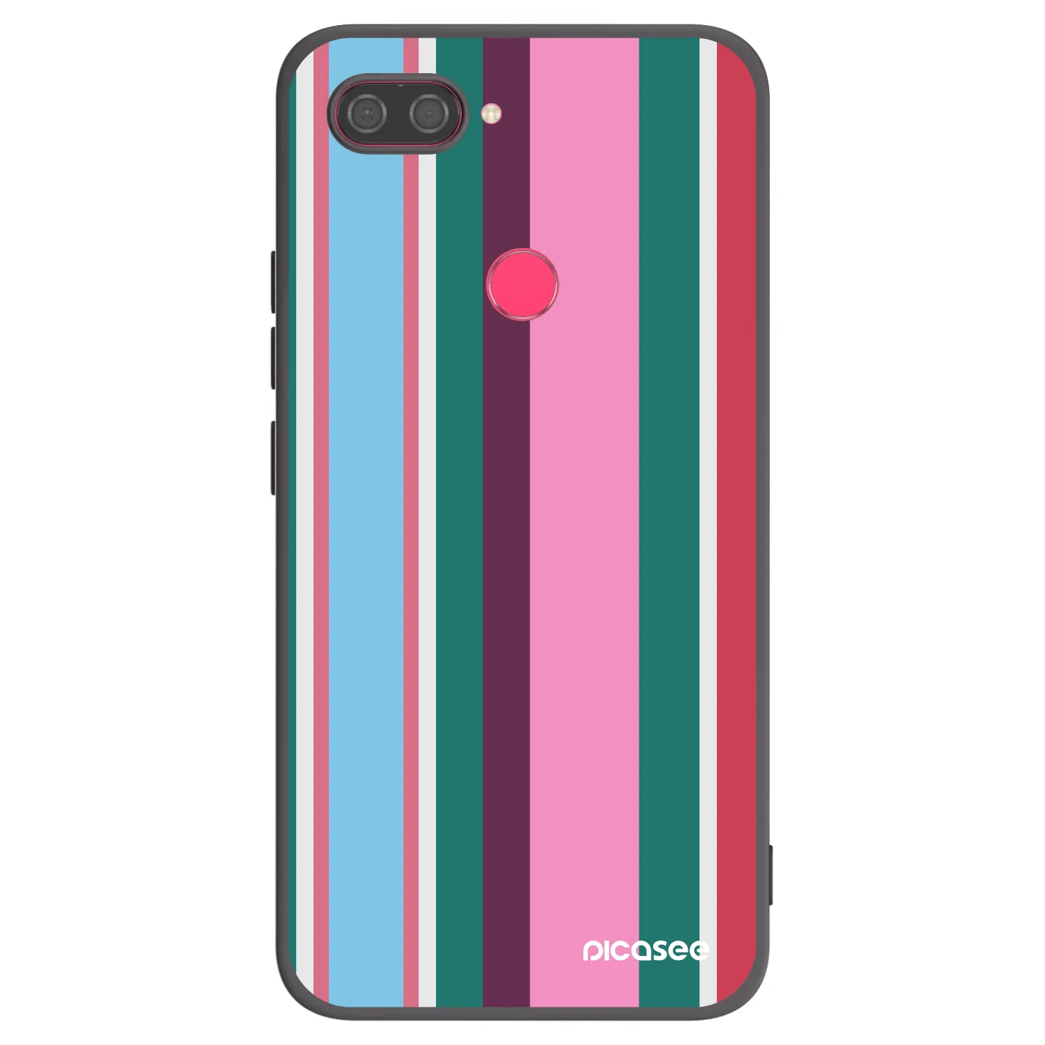 Picasee silikonowe czarne etui na Xiaomi Mi 8 Lite - Cabana club