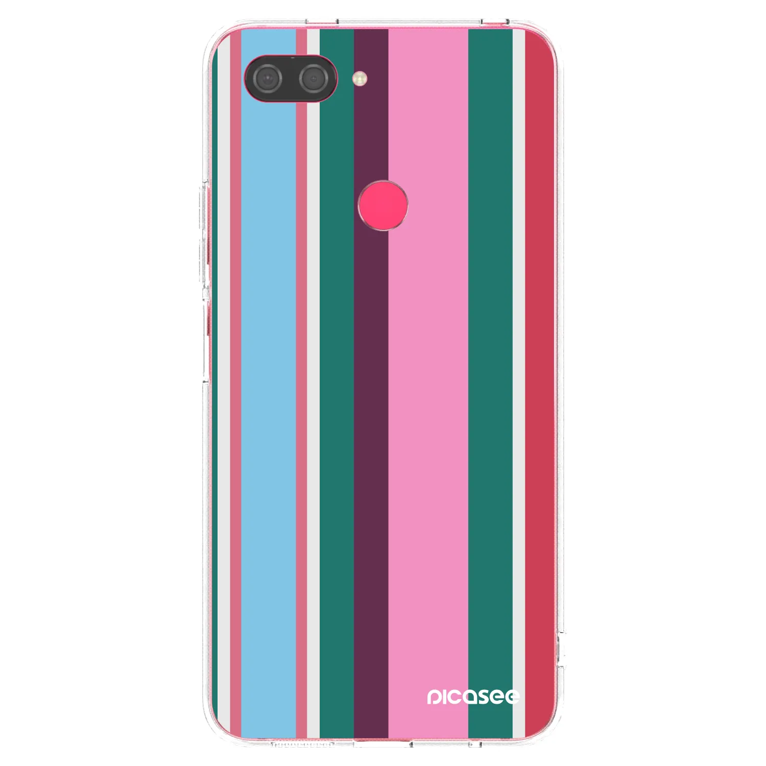 Picasee silikonowe przeźroczyste etui na Xiaomi Mi 8 Lite - Cabana club