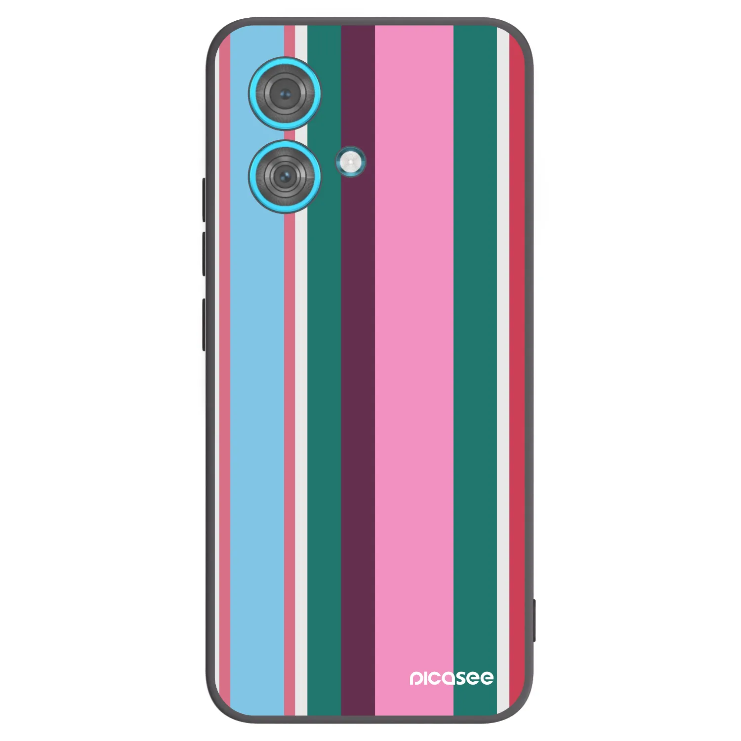 Picasee silikonowe czarne etui na Motorola Edge 40 Neo - Cabana club